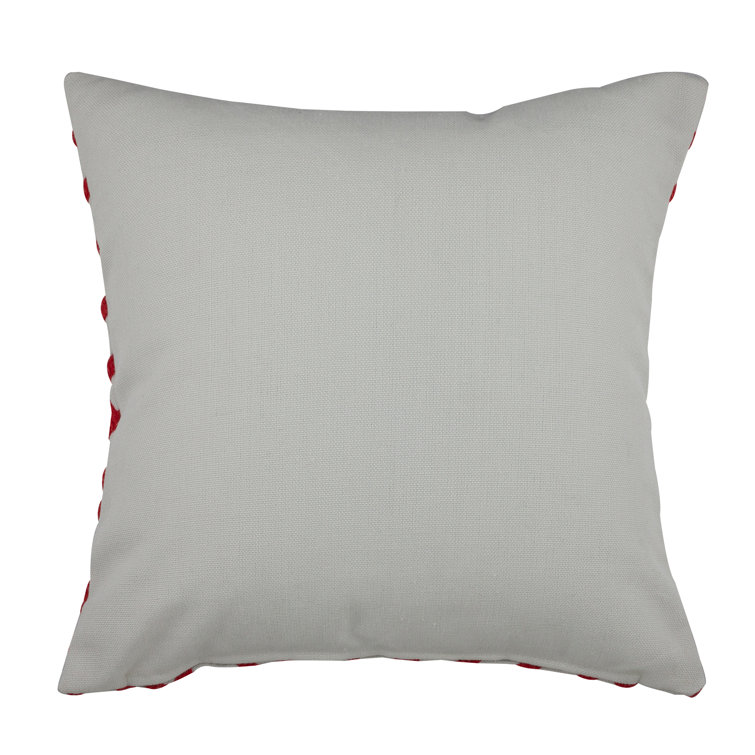 Divine Home Embroidered Indoor/Outdoor Throw Pillow Wayfair
